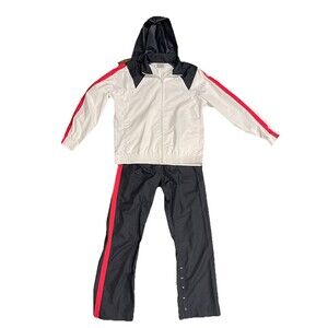 Nike Golf Track Suit Fit Storm Womens Medium Blue/Gray Pants White Jacket